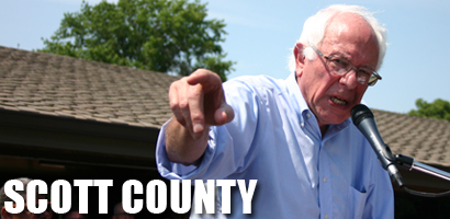 Bernie Sanders speaks at Scott County Democrats Picnic