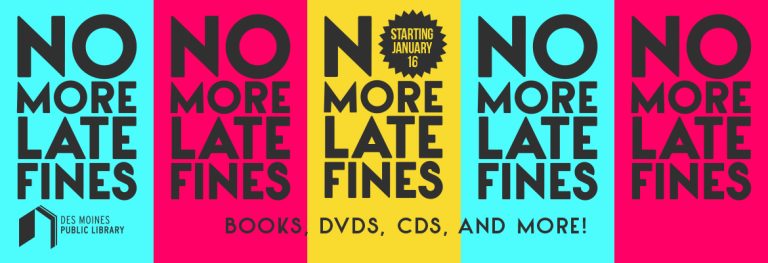 Des Moines Public Library will eliminate late fines on most items