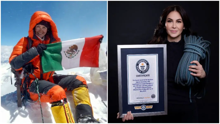 Mexican mountaineer Viridiana Alvarez Chávez breaks Guinness World Record!