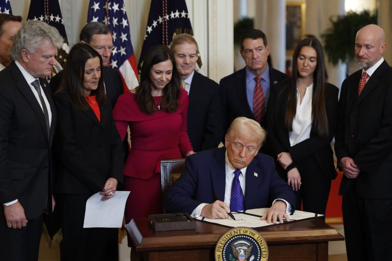 Trump vows to build migrant detention center at Guantanamo Bay as he signs Laken Riley bill