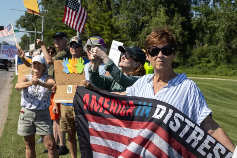 Des Moines protestors join nationwide ‘Good Trouble’ demonstrations in honor of Rep. John Lewis
