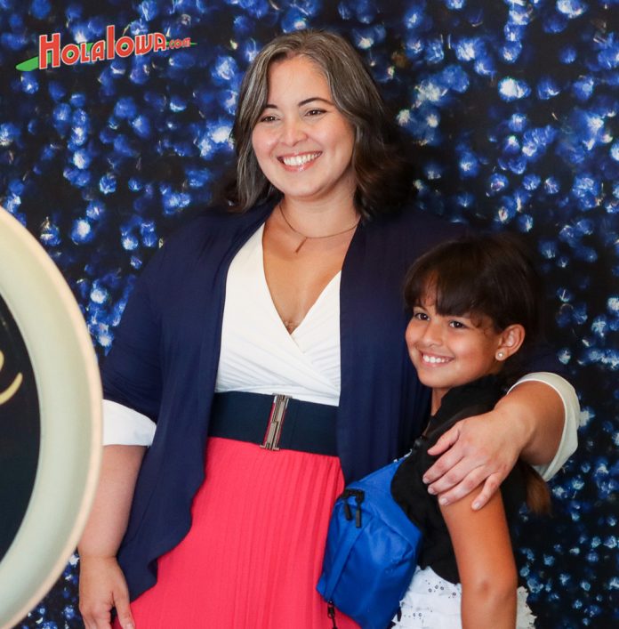 Gabrielle Vazquez and her daughter at the Vazquez Law Office launch party. Photo by Jamie Wilson