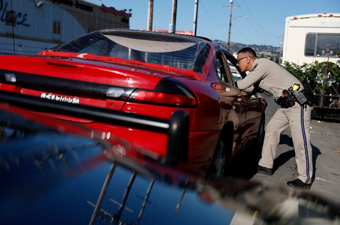 California Highway Patrol Officers Work Streets Of Oakland