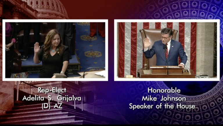 Arizona’s Adelita Grijalva sworn in to US House, signs Epstein petition