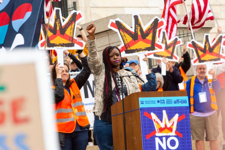 Minnesota activist Nekima Levy-Armstrong arrested after St. Paul church protest against ICE
