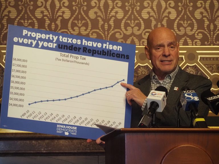 Iowa House Democrats propose property tax rebates, limiting growth