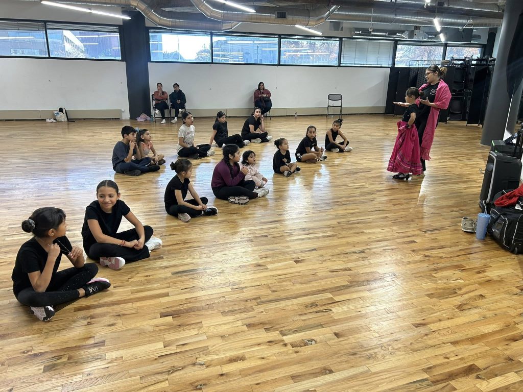 Members of the Danza Folklorica del Oeste at their practice studio in Mainsframe Studios in Des Moines. Photo from Danza Folklorica del Oeste Facebook