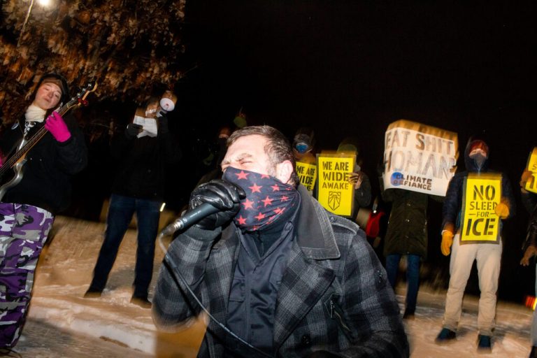Roving band joins anti-ICE noise protests at Minneapolis-area hotels