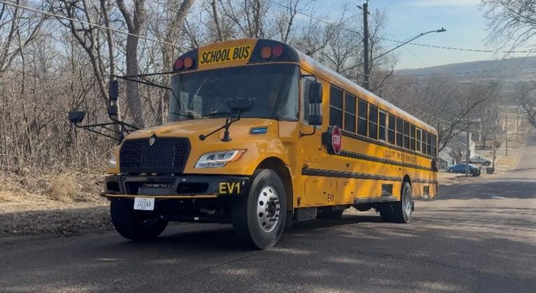 Sioux City, Iowa rolls out electric school buses as EPA funding is reviewed