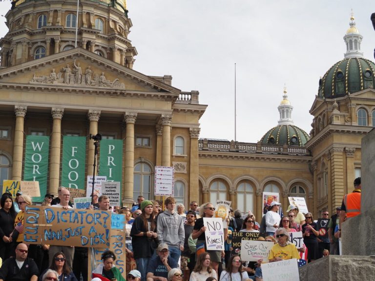 Iowa No Kings protests set for Des Moines and 50 more locations