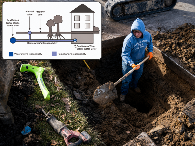 Des Moines Water Works begins first phase of lead line removals