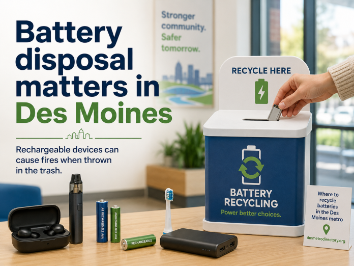 Battery disposal in Des Moines raises fire risks (2026)