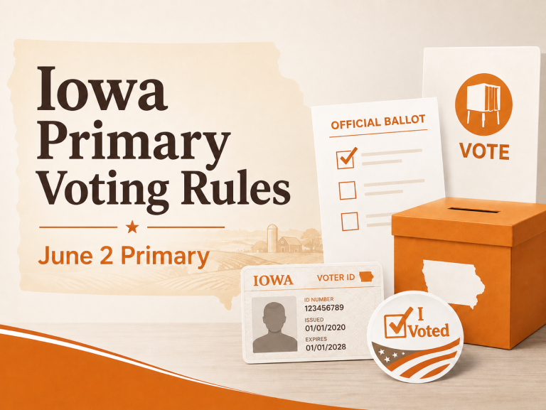 Iowa Voting Rules Require ID and Allow Ballot Selfies for June 2 Primary