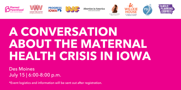 Des Moines será sede de una mesa redonda sobre la crisis de salud materna en Iowa el 15 de julio
