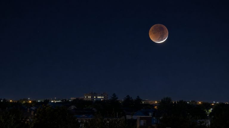 Eclipse lunar cubrirá 96.3% de la Luna: horario para verlo en el Midwest