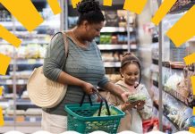 Official SUN Bucks graphic illustrating Iowa’s $120 summer grocery benefit for eligible children.