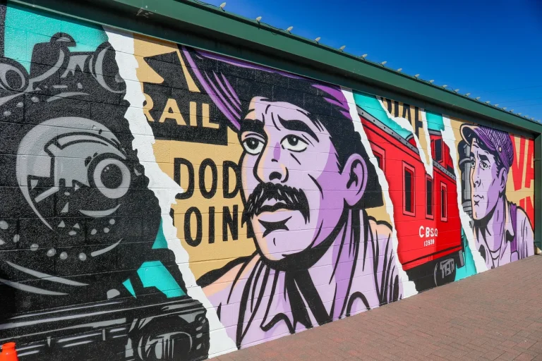 Five new murals mark the launch of Valley Junction’s Vivid Junction initiative